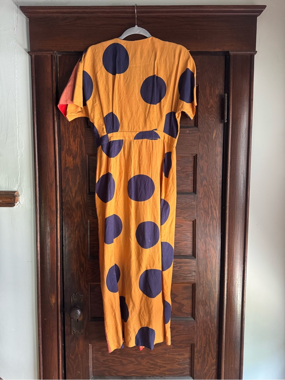 Mara Hoffman Two-Tone Polka Dot Wrap Dress - Picture 3 of 3